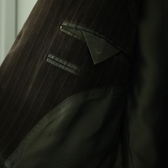 Beautiful Brown Suit Jacket 44L - Picture 6 of 11